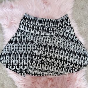 Derek Lam 10 Crosby black and white mini skirt